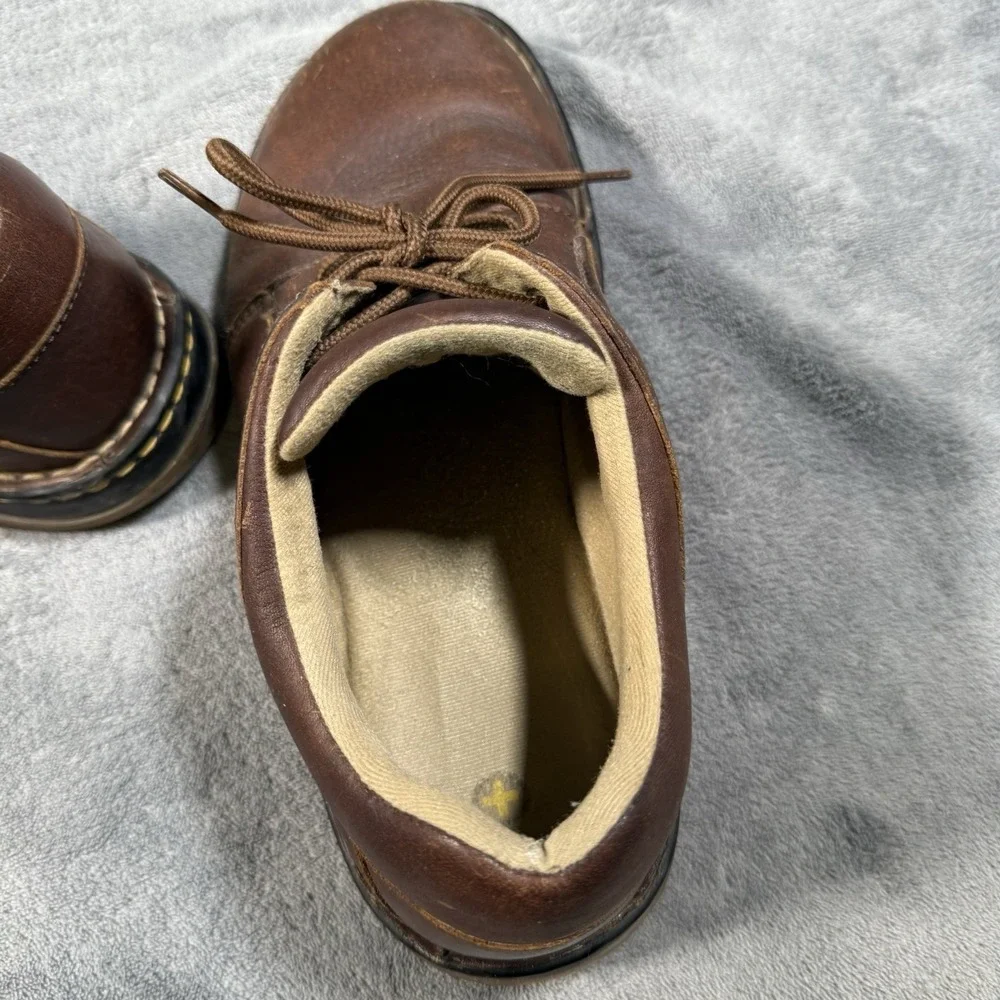 Dr. Martens 11194 Men's 11M Brown Leather Oxford Lace-Up Shoes 3-Eyelet